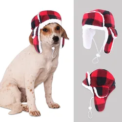 Gorro de invierno para perros pequeños de terciopelo cálido