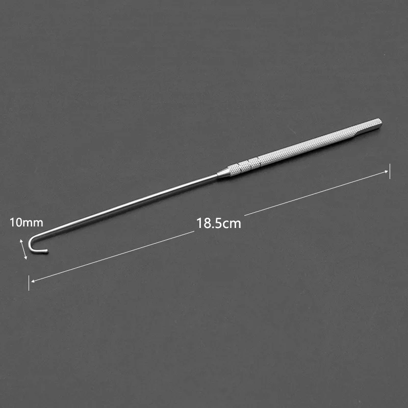 Gancho uterino de 200mm de largo, overiectomía para animales, Snook, perros, gatos, instrumentos ortopédicos veterinarios para mascotas, 1 Uds. - imagen 4