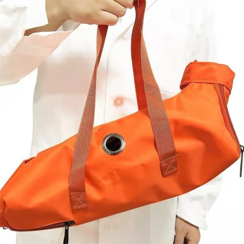 Bolsa de viaje portátil para mascotas, mochila plegable suave para Hospital, bolsa para gatos, bolsa para rascar, bolsa fija especial para inyección de uñas para gatos - imagen 4