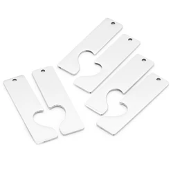 Colgantes grabables para pareja en acero inoxidable – 50 pares