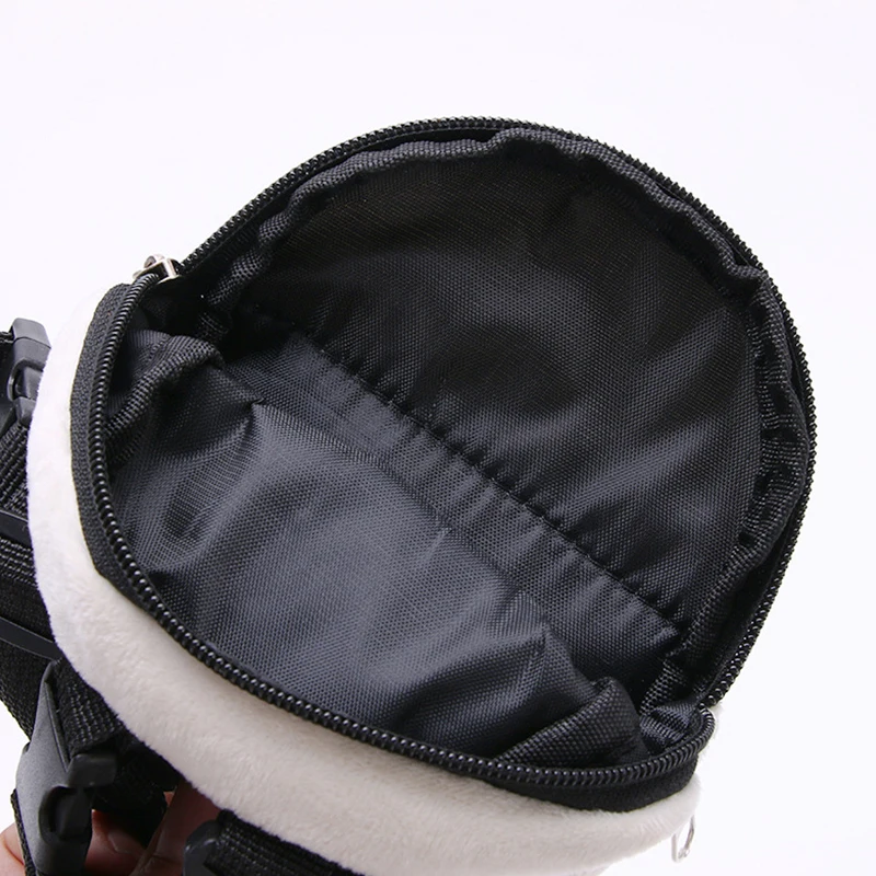 Linda mochila para perros de peluche, bolsa porta refrigerios de franela para perros pequeños Yorkie, bolsa escolar para cachorros al aire libre de gran capacidad - imagen 4