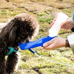Bebedero plegable para perros y gatos cuenco agua portátil exterior