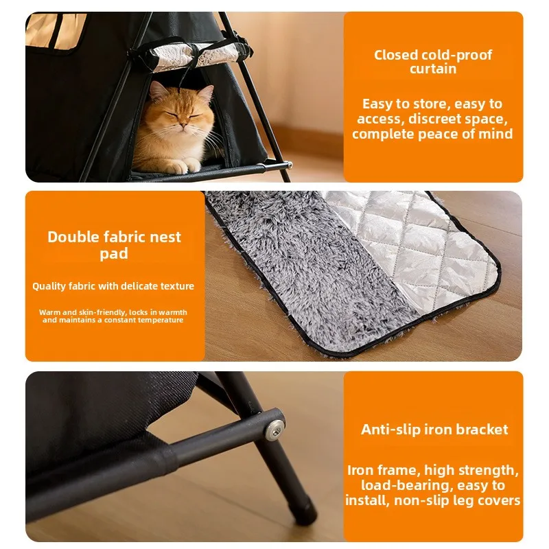 Casa cálida para gatos callejeros – Impermeable y resistente al viento - imagen 4
