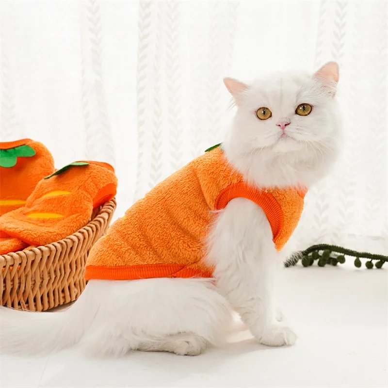 Jersey de felpa invierno para gatos y perros pequeños