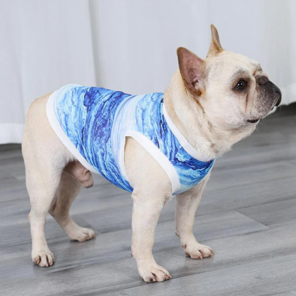 Chaleco transpirable sin mangas para perro y gato, ropa de verano sin mangas para Bulldog Francés, Corgi, para perros pequeños y grandes, XS-3XL - imagen 5