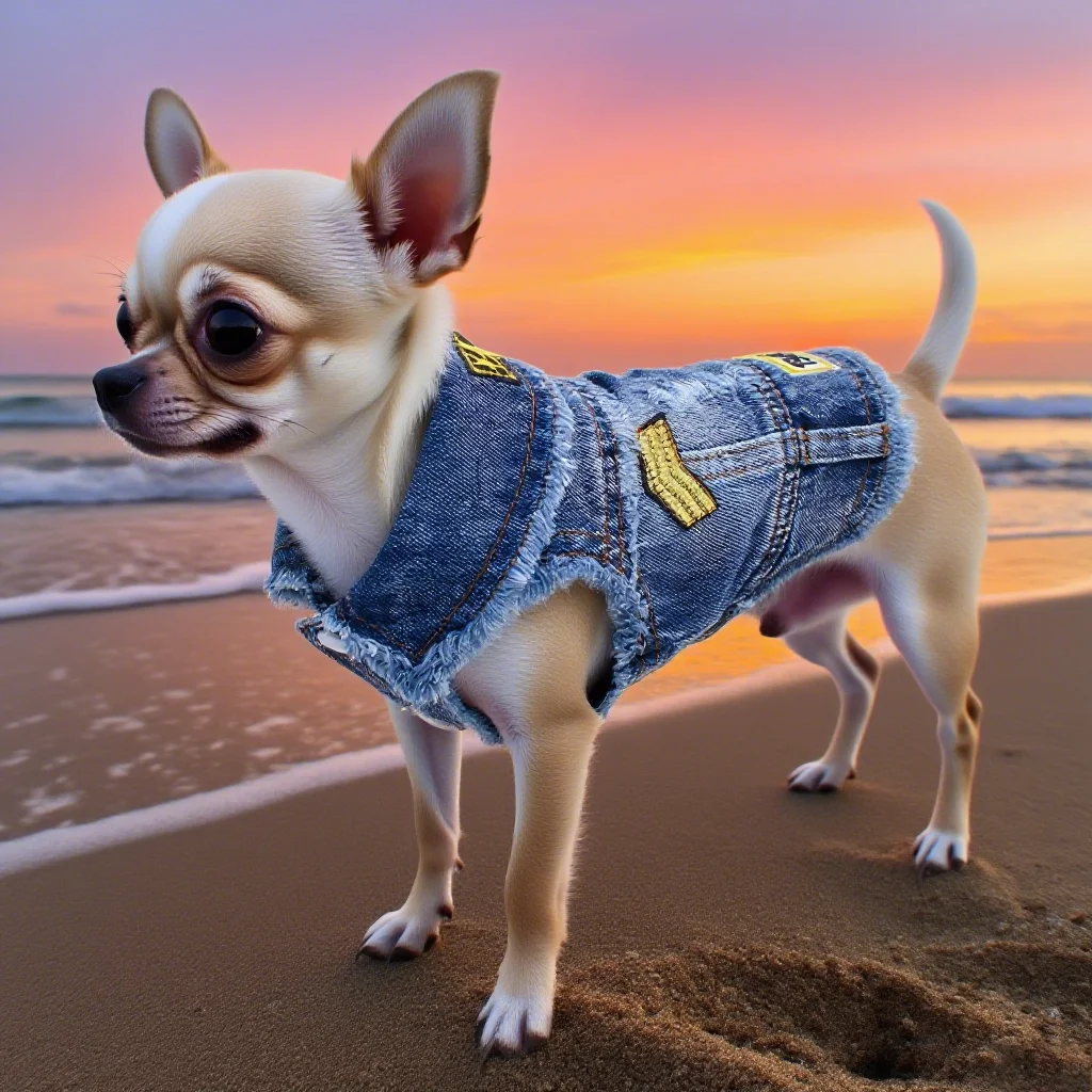 Chaqueta vaquera duradera para perros con letras bordadas, ropa refrescante de verano para perros pequeños, disfraz de cachorro negro azul XS - XXL