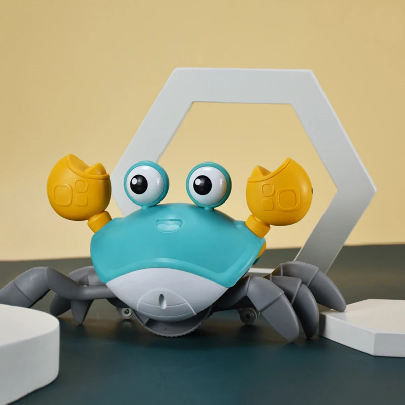 Cangrejo de Escape con carga eléctrica para gato, juguete interactivo interesante para mascotas, evita automáticamente obstáculos, cangrejo para gatear - imagen 4