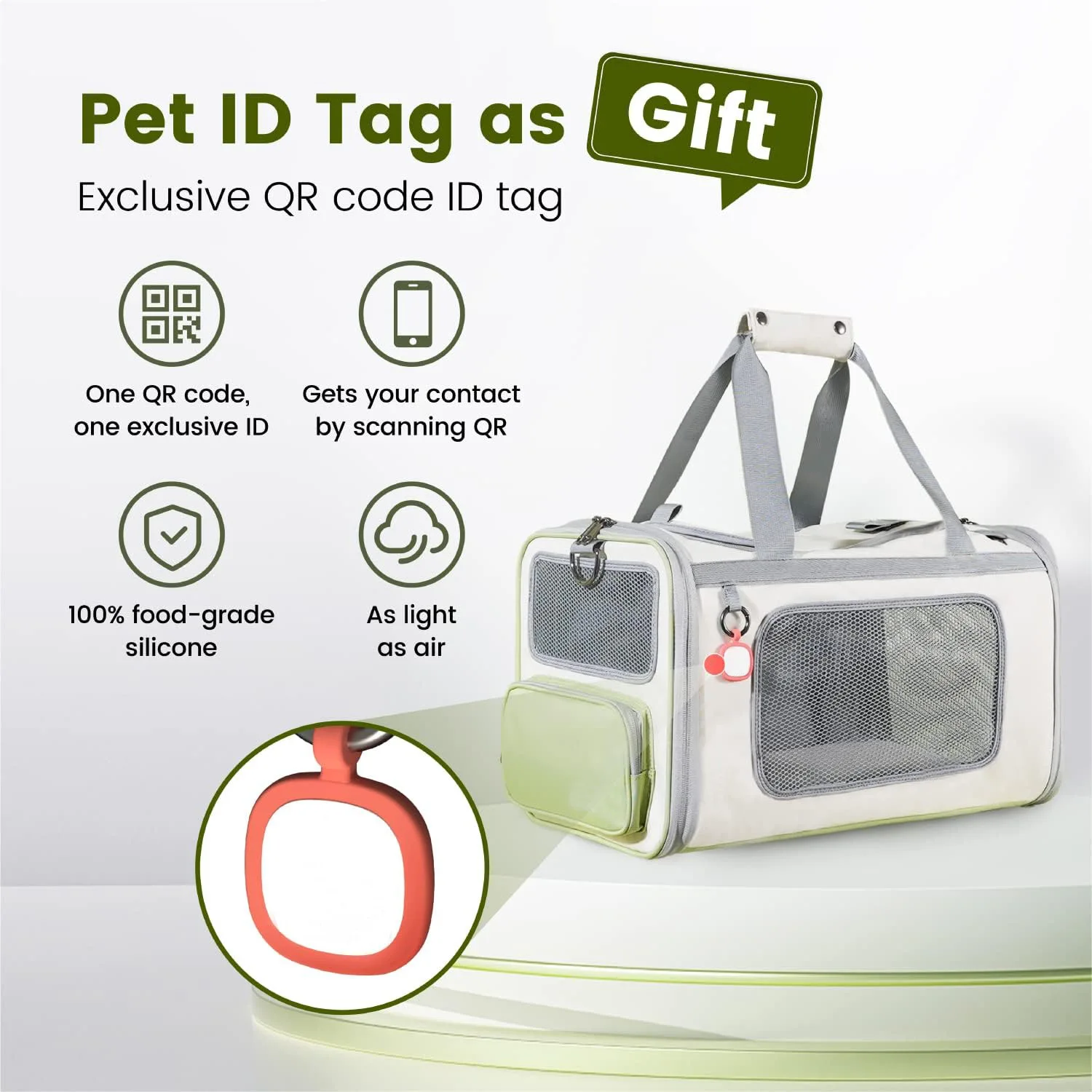 Bolsa transporte expandible gatos y perros – transpirable apta avión - imagen 2