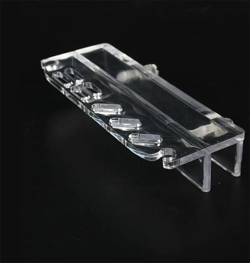 Estante de almacenamiento de herramientas para plantas de acuario, soporte acrílico para herramientas de limpieza de césped y agua para p pinzas, raspador, tijera, 1 ud. - imagen 3