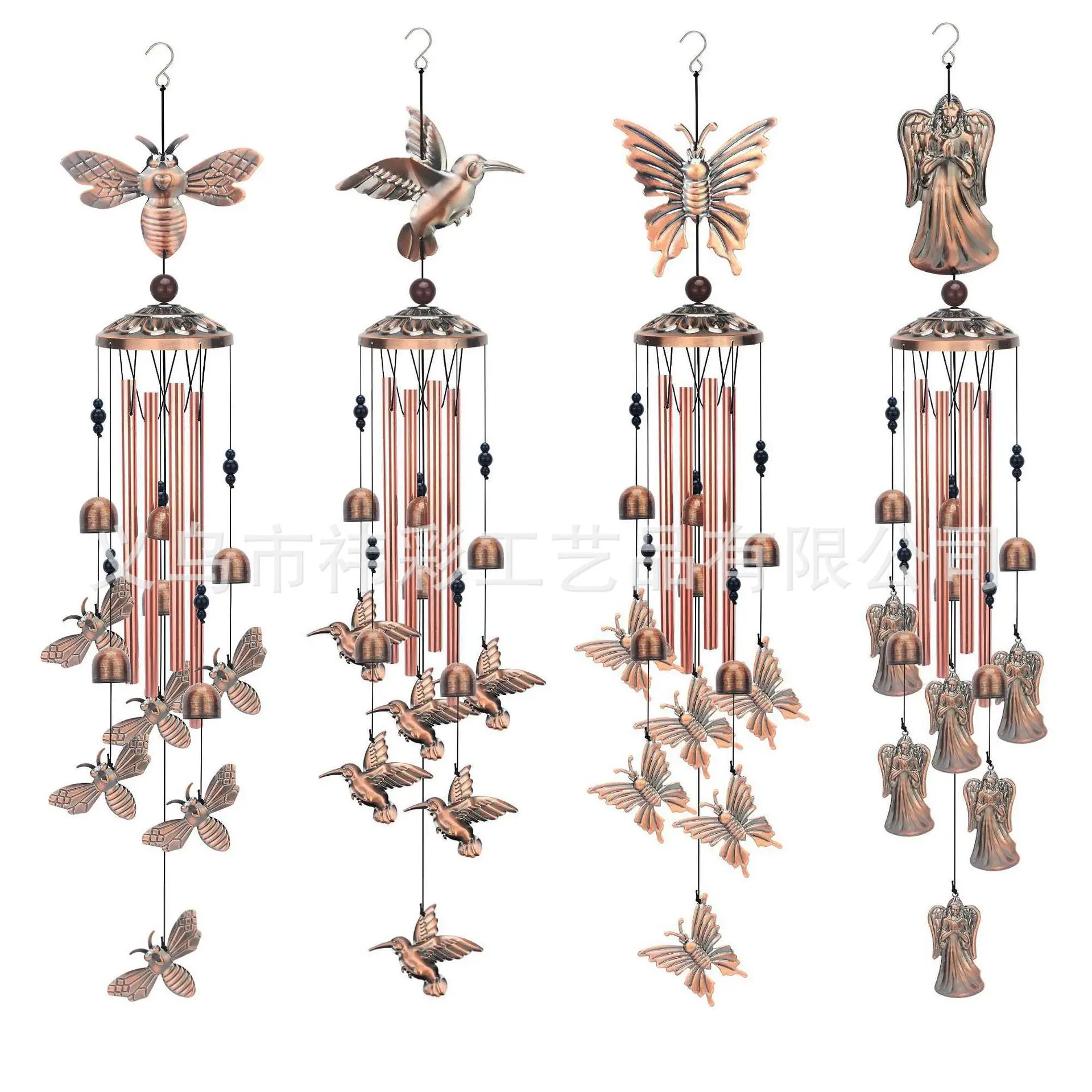 Campana de viento decorativa para jardín – Colgante metálico para mascotas - imagen 5