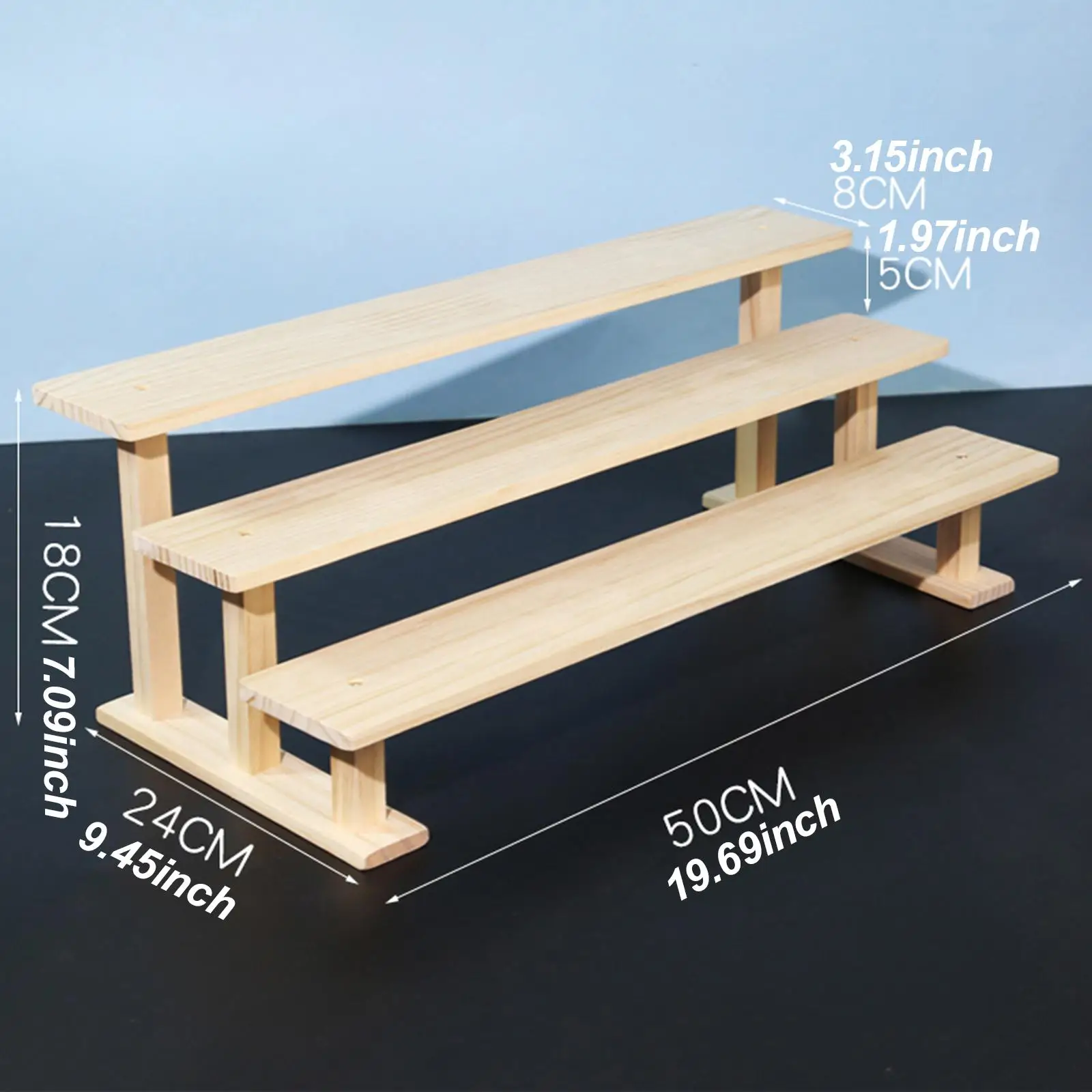 Figure Display Stand Organization Multipurpose Cupcake Stand Holder Wood Display Riser Perfume Organizer for Mini Figurines Home Figure Display Stand Organization Multipurpose Cupcake Stand Holder Wood Display Riser Perfume Organizer for Mini Figurines Home