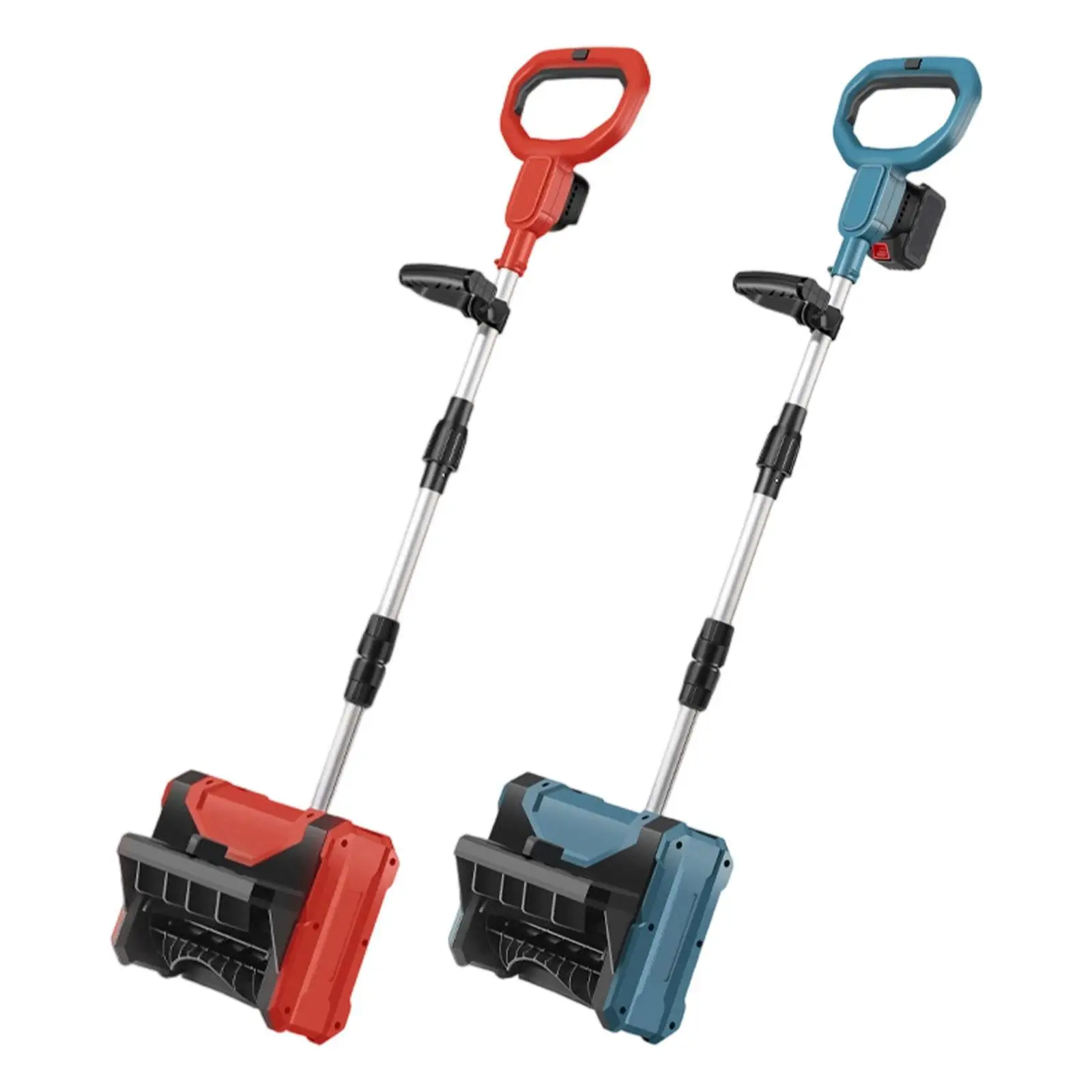 Pala de nieve inalámbrica con pilas con mango auxiliar ajustable, lanzador de nieve, soplador de nieve, herramienta de eliminación de nieve para acera