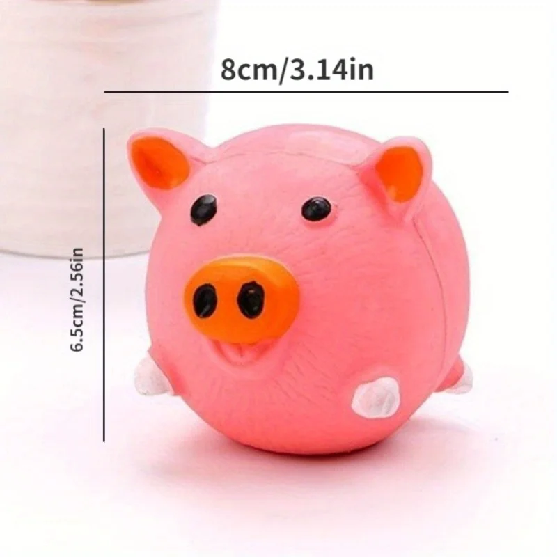 Diseño de animales, juguetes duraderos para masticar para perros, cerdos, vacas, pollos, juguetes para rechinar los dientes para perros resistentes y chirriantes, látex para mascotas para limpiar los dientes - imagen 2