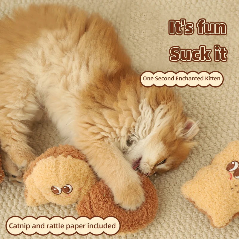 HOOPET Paquete de varita y juguetes para gatos con forma de pastelería: entretenimiento para gatitos, alivio del aburrimiento, suministro interactivo para gatos - imagen 3