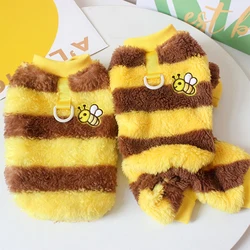 Jersey térmico de franela para perros pequeños – Disfraz abeja