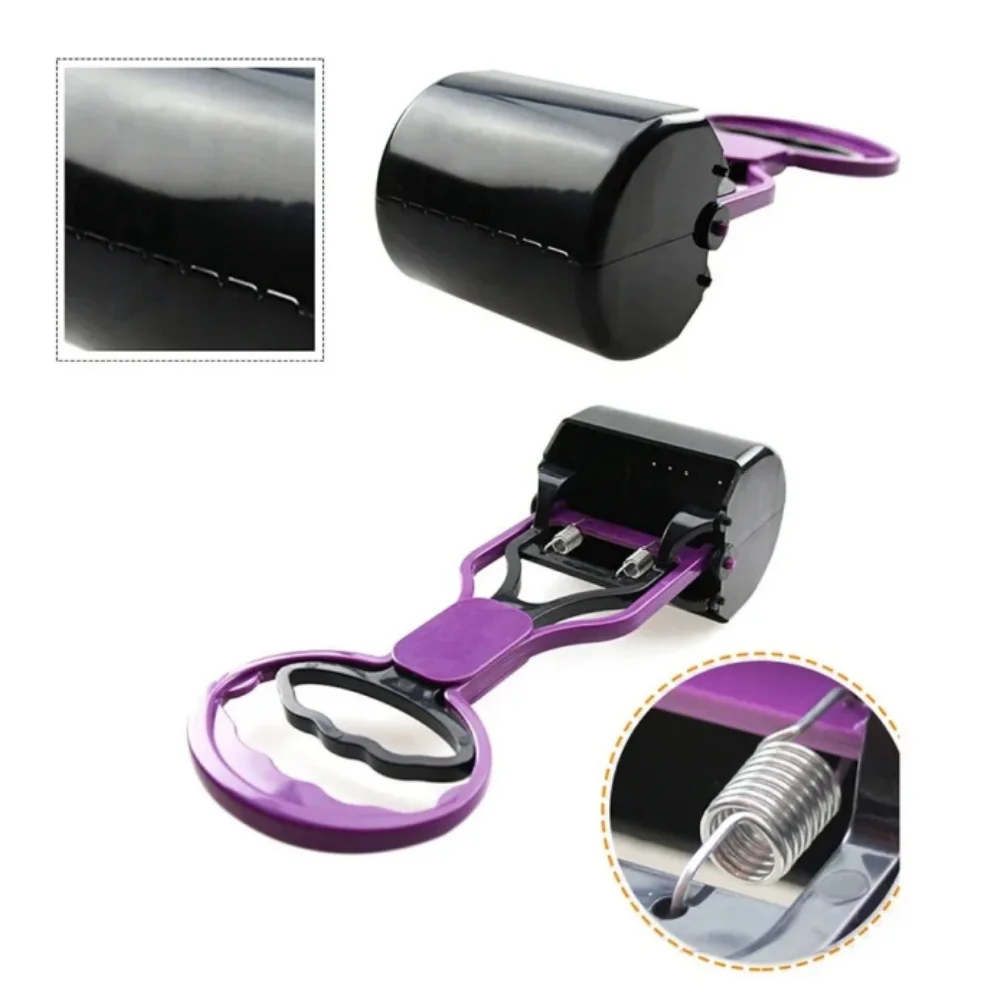 Pala de paletas de alta resistencia para perros, abrazadera de mandíbula, Clip de mierda para perros, mandíbula de mango largo, recolector de residuos para gatos y cachorros, herramienta de pala de limpieza para mascotas - imagen 2