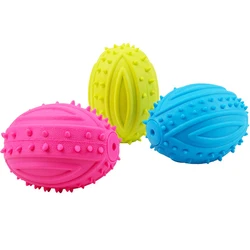 Pelota erizo dental para limpiar dientes de gatos y perros