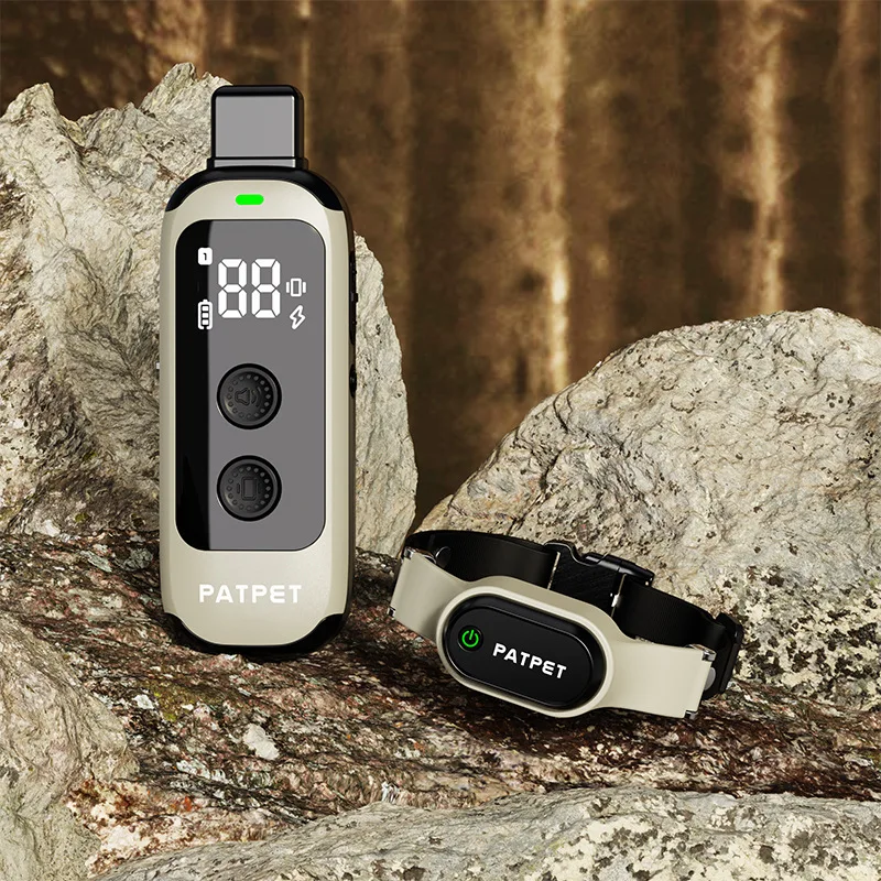 Collar de perro de descarga eléctrica, ayuda para el comportamiento de entrenamiento, Collar antiladridos, entrenador pequeño para perro, collares de Control remoto impermeables para mascotas