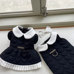Vestido de Navidad para perros pequeños – Abrigo de felpa rojo