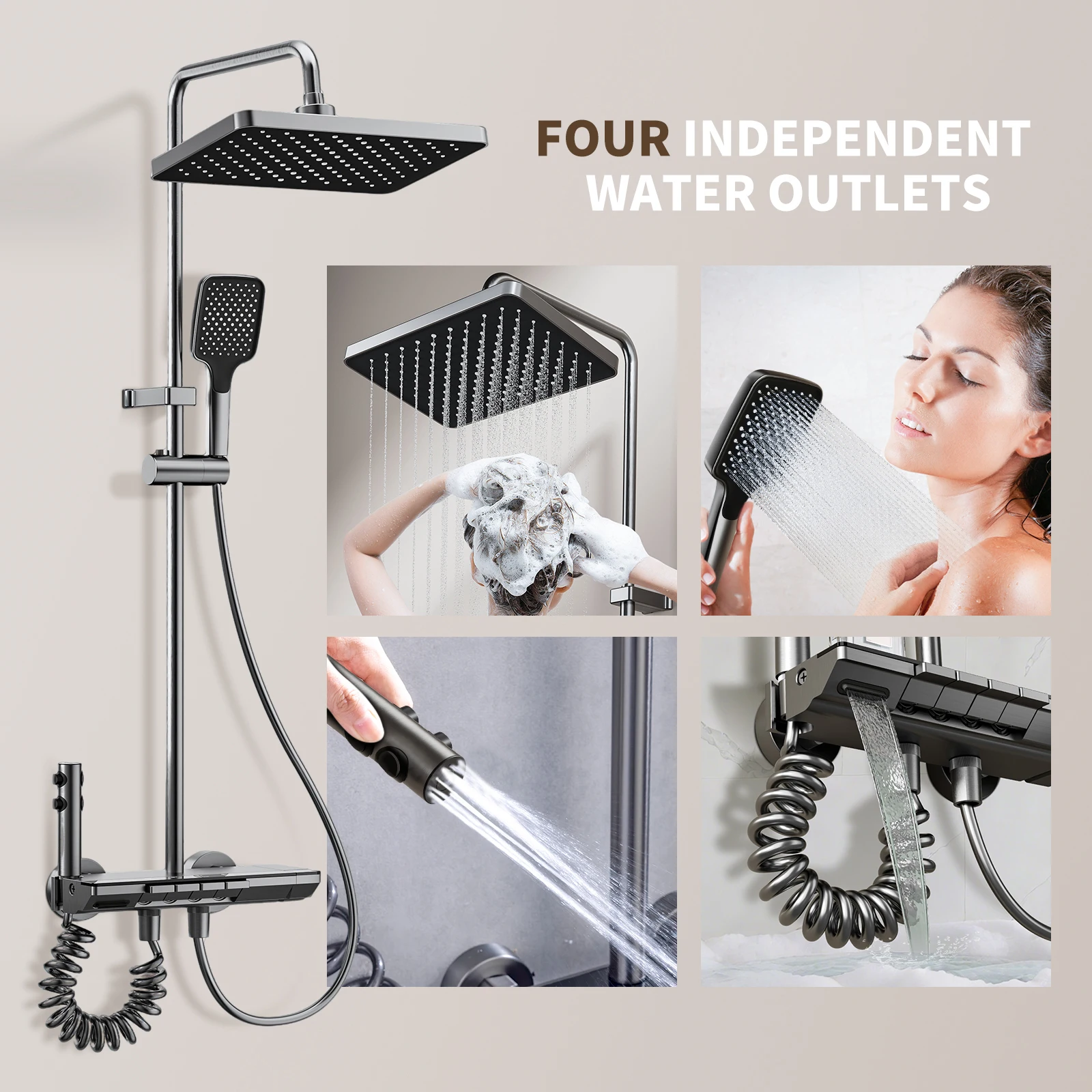 Grifo termostático para gatos y perros – Grifería de baño multifunción - imagen 3