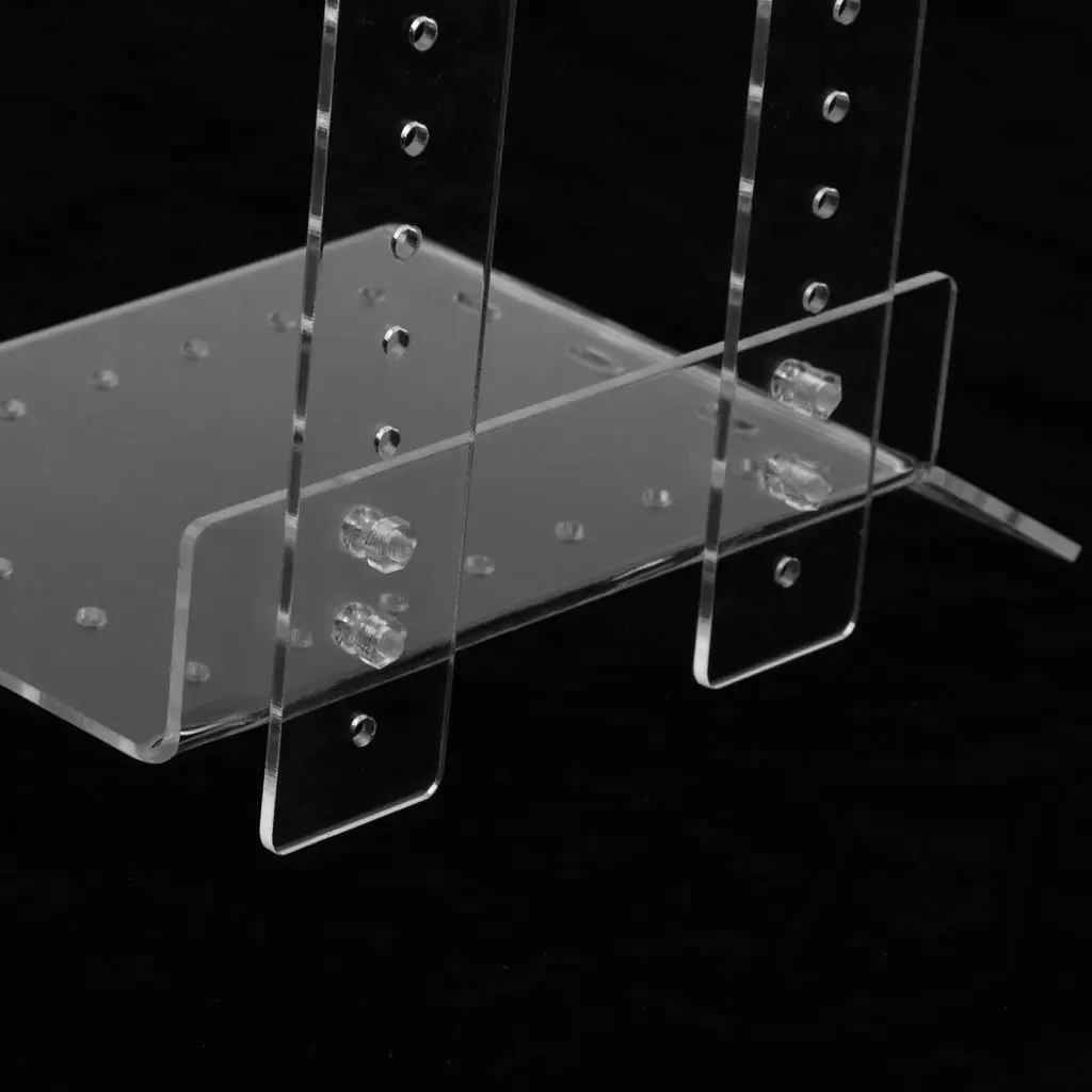 Rampa de plataforma de plástico acrílico transparente para tortuga - imagen 5