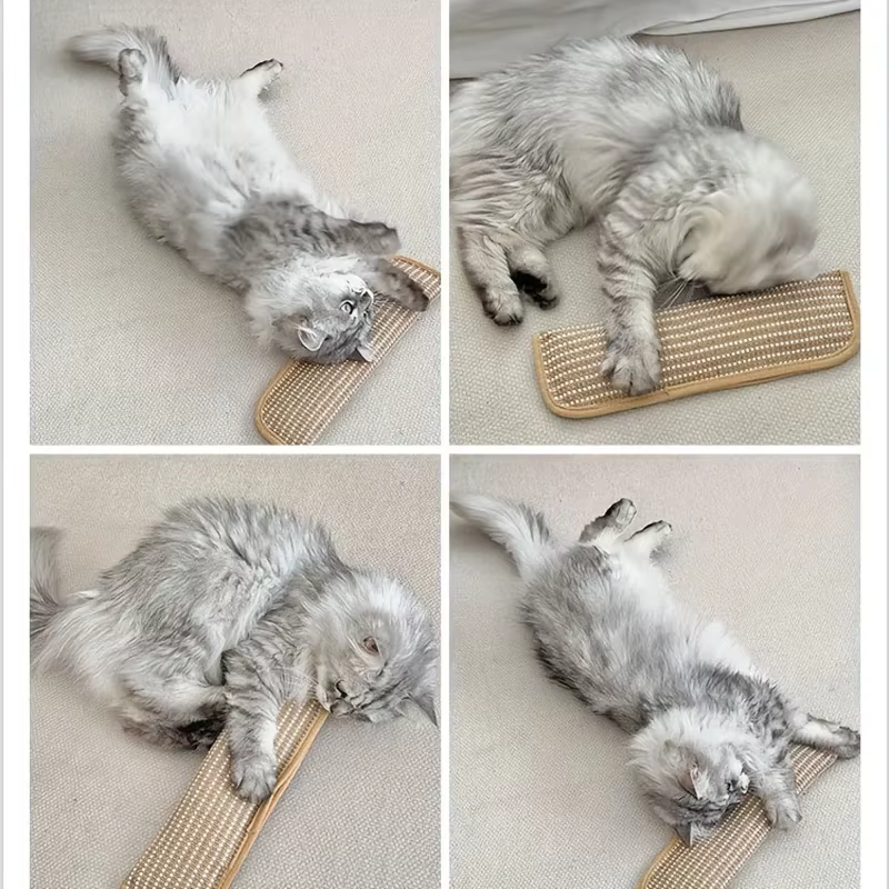 Almohada rascadora de sisal – Antiarañazos para gatos y sofá - imagen 3