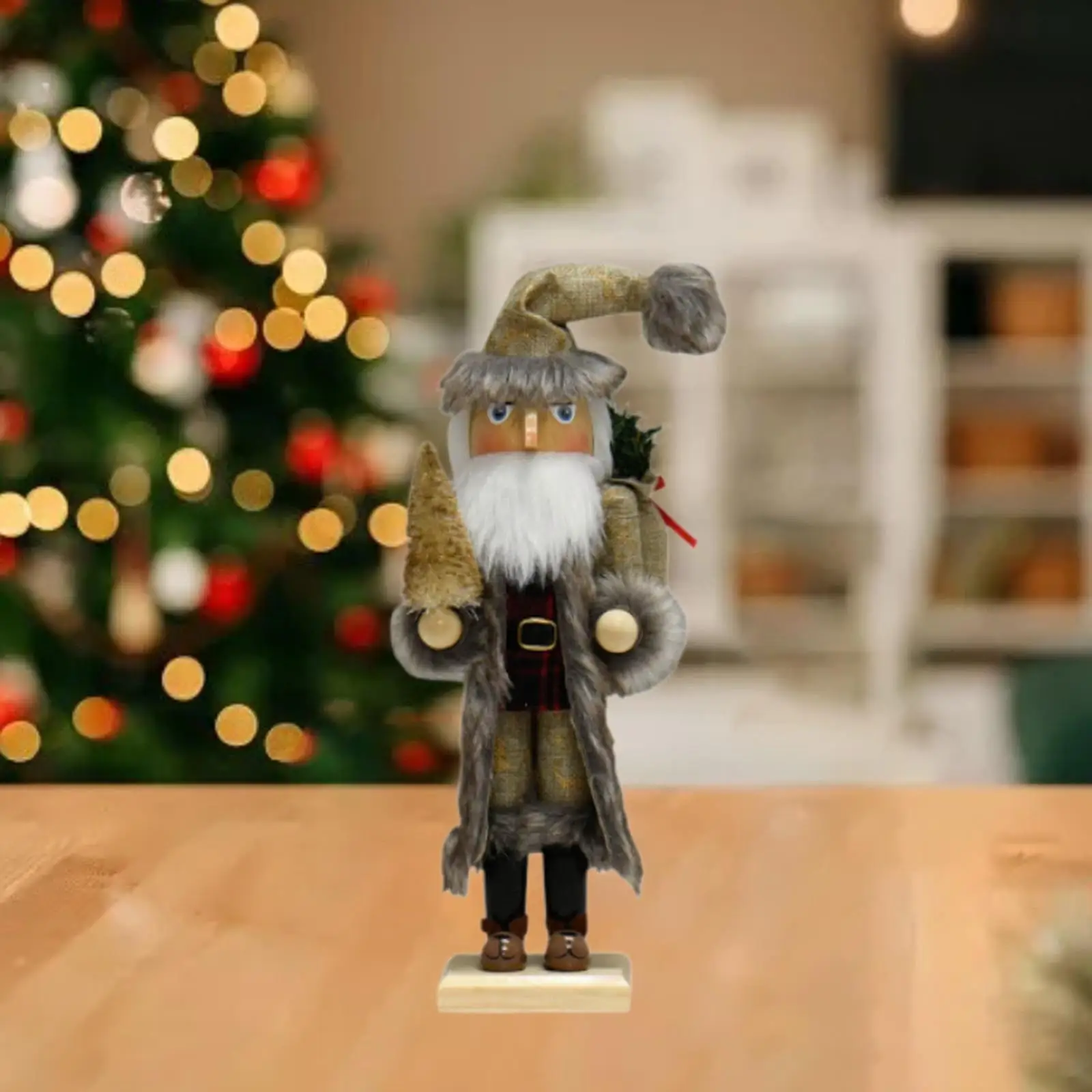 Christmas Nutcracker Ornament Traditional Christmas Decor Nutcracker Figurine for Fireplace Christmas Tree Birthday Festive