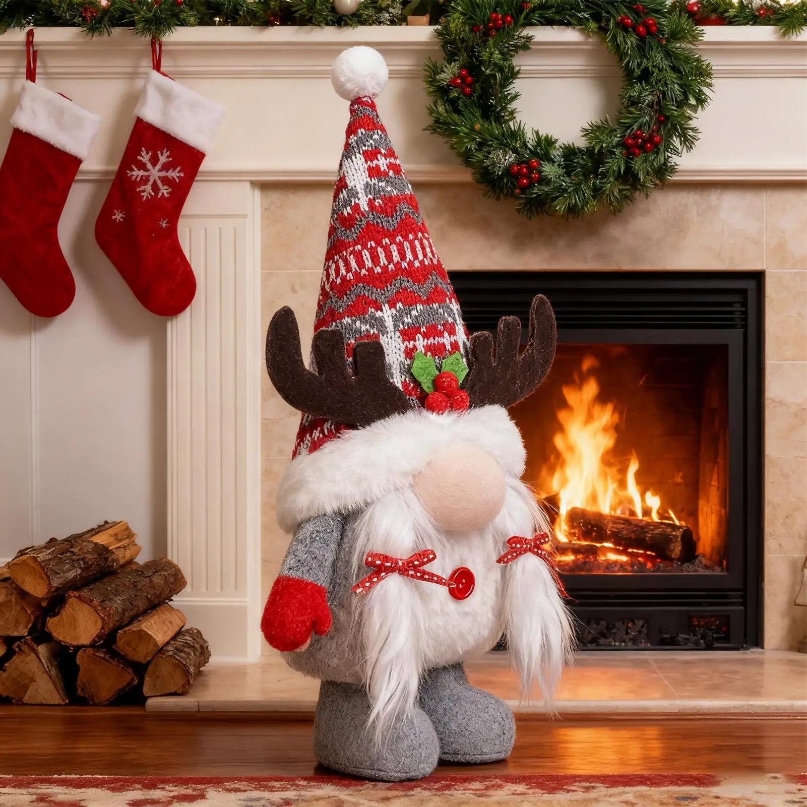 Gnomos navideños, decoración del hogar, decoración de ventanas con sombrero para sala de estar, oficina, dormitorio, mesa, manteles de ventana de escritorio, árbol