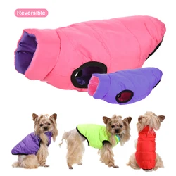 Abrigo reversible para perros y gatos pequeños – Otoño/Invierno