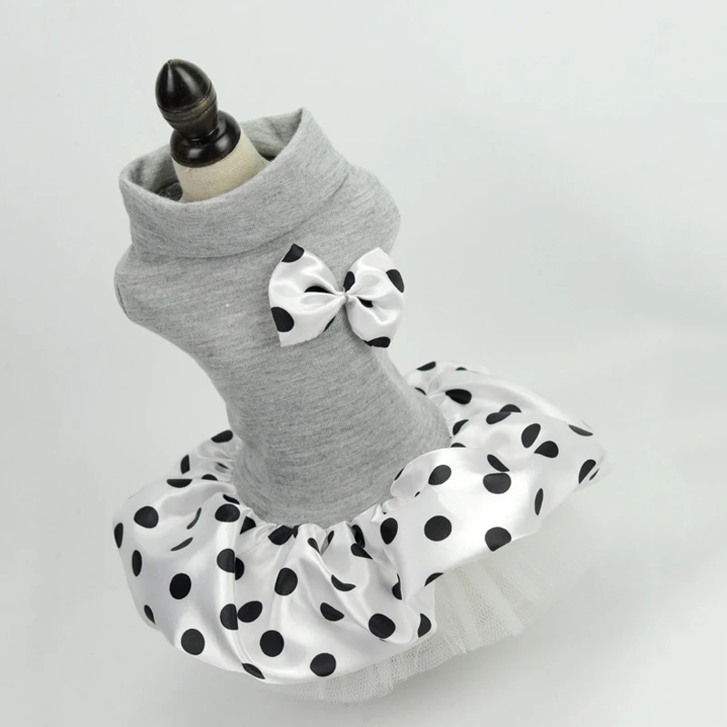 Vestidos de princesa de boda bordados de lujo para perros pequeños, ropa para cachorros, Pomerania, ropa para cachorros Yorkie, traje para gatos, verano - imagen 4