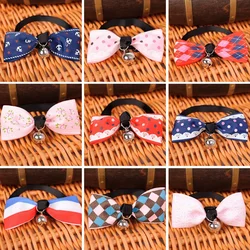 Pack de 5 collares corbata con campana para perros y gatos