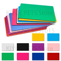 Placa identificativa de aluminio grabable para perro y gato