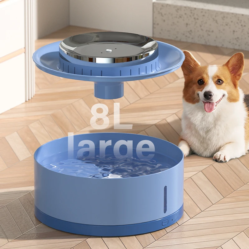 Bebedero inteligente para mascotas de gran capacidad de 8l Els pet, bebedero automático para gatos, bebedero con bomba de agua silenciosa - imagen 2