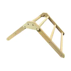 Percha de madera natural para gallinas y pájaros – Soporte para mordisquear
