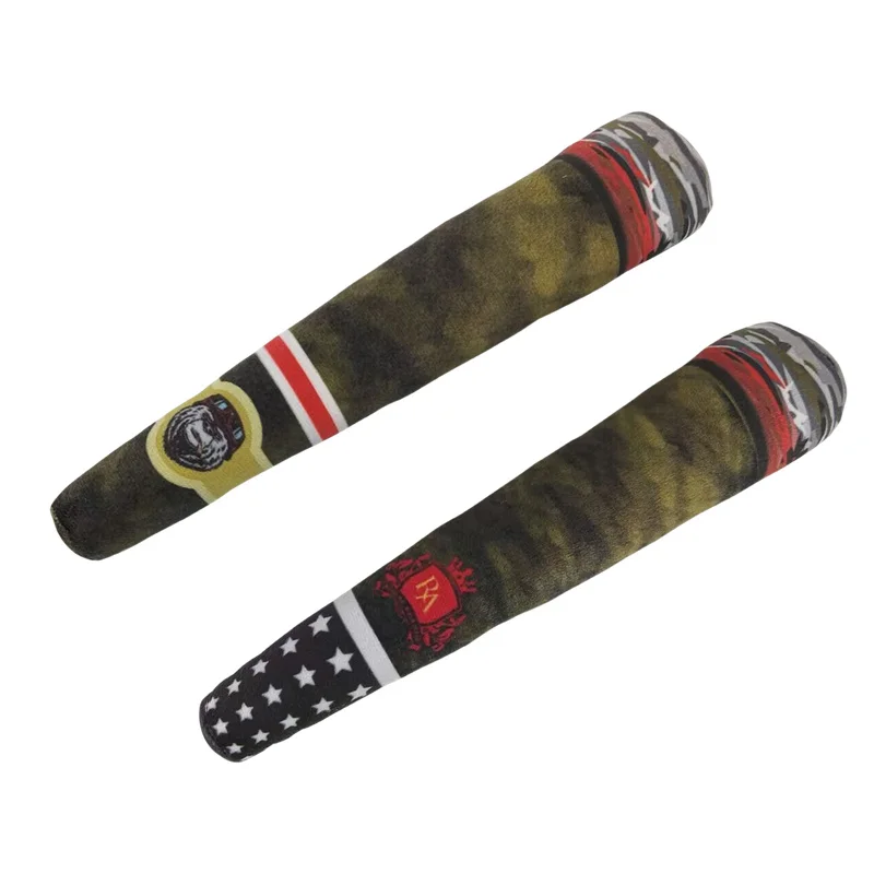 Juguete para perros con cigarros chirriantes, juguetes para mascotas de peluche duraderos y divertidos, juguete creativo para masticar dientes para perros pequeños y medianos - imagen 4