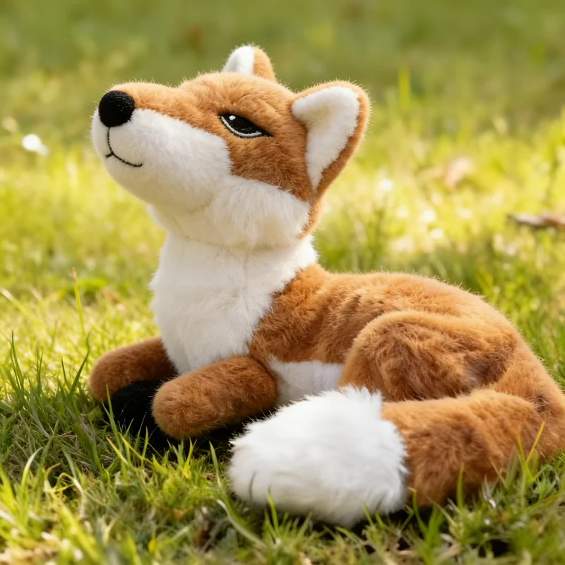 Juguete de peluche grande para perros, crudo, indestructible, con altavoz, zorro, seguro, juguetes resistentes, dientes para perros, resistente a masticar, suministros para cachorros y mascotas