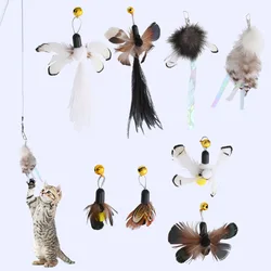 Varita interactiva con insecto para gatos – Juguete de caza retráctil
