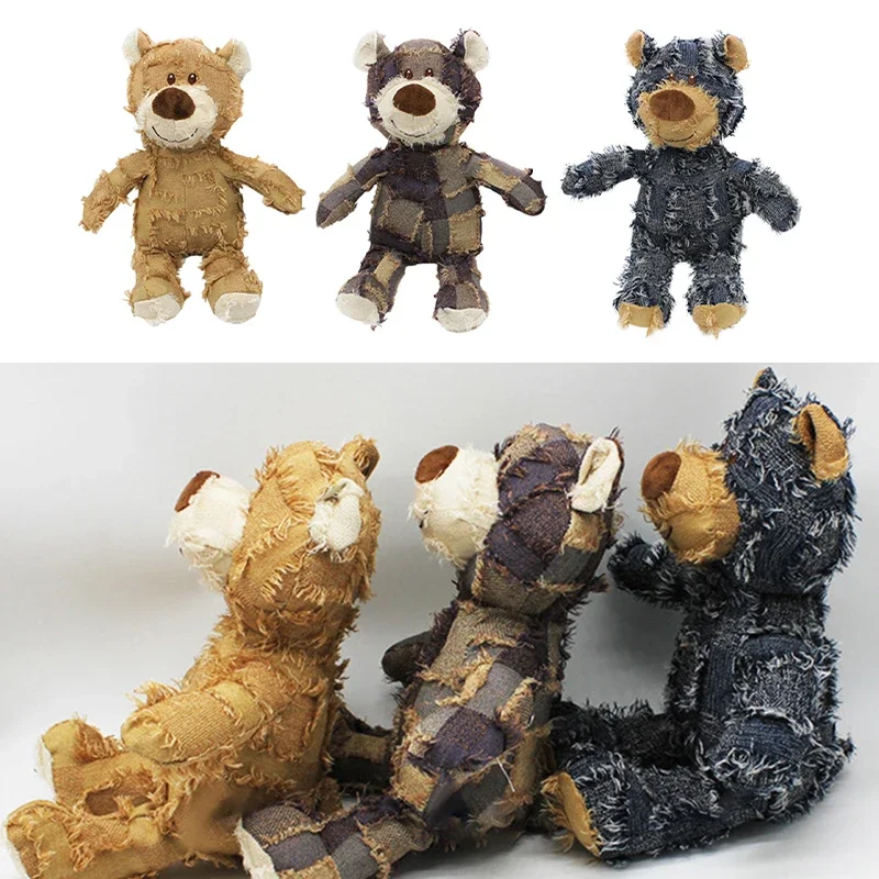 Juguete de peluche Indestructible para perros grandes, perro de peluche, perro de oso resistente Indestructible, juguete chirriante - imagen 5