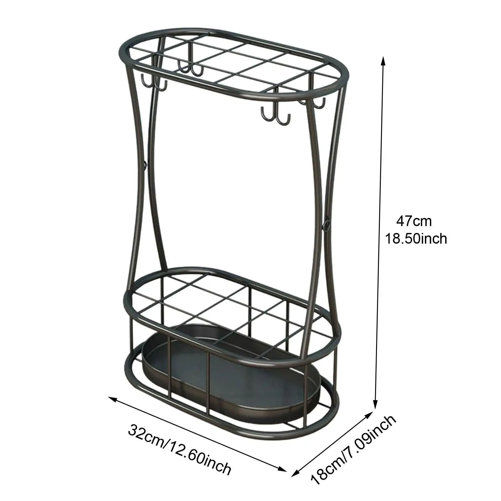 Umbrella Organizer Iron Space Saving Storage Container Sturdy Multifunction Umbrella Storage Rack for Hotel Entryway Home Umbrella Organizer Iron Space Saving Storage Container Sturdy Multifunction Umbrella Storage Rack for Hotel Entryway Home