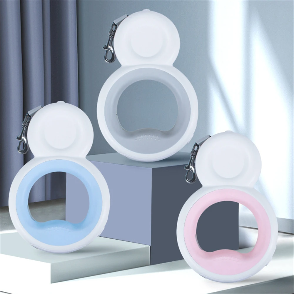 Correa retráctil con luz LED para perros medianos y grandes, correa de nailon resistente de lujo con carga USB para mascotas - imagen 2