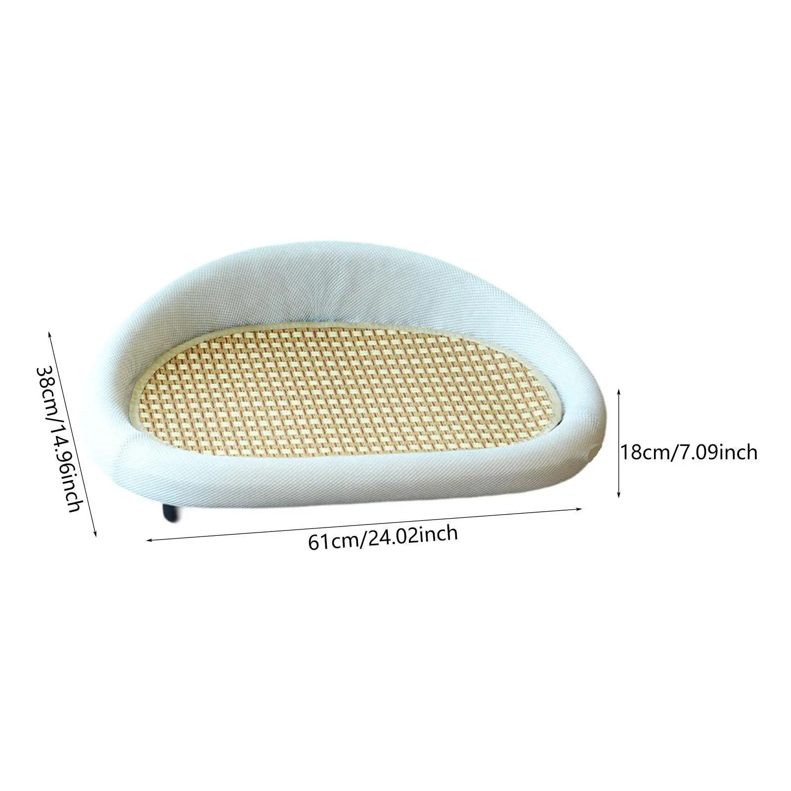 Cat Scratching Board Bed Couch with Raised Edge Comfortable Anti Slip Feet