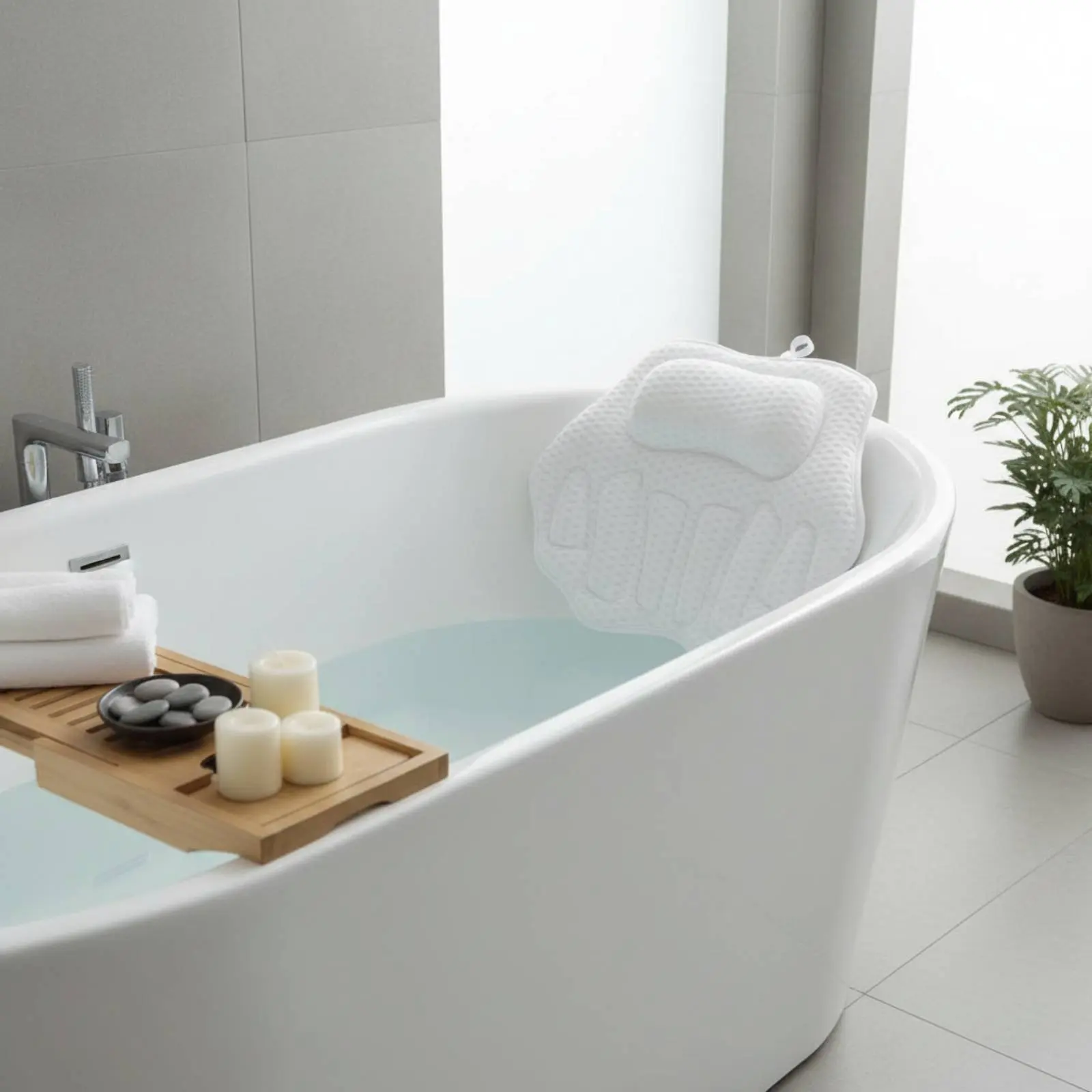Almohada de sujeción suave y transpirable para bañar gatos - imagen 5