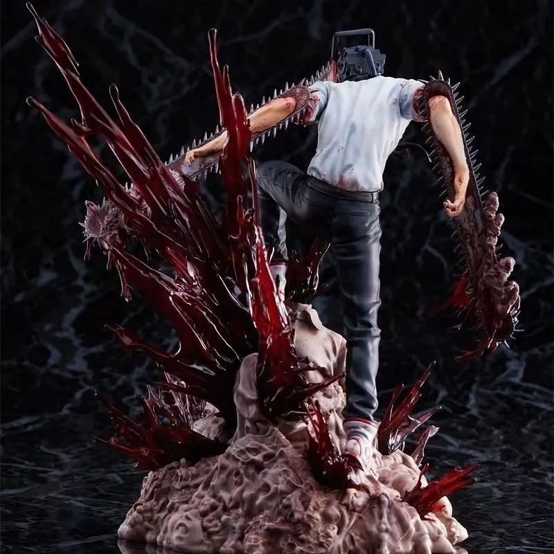 Figura Chainsaw Man Denji Pochita en combate – Decoración y regalo - imagen 5