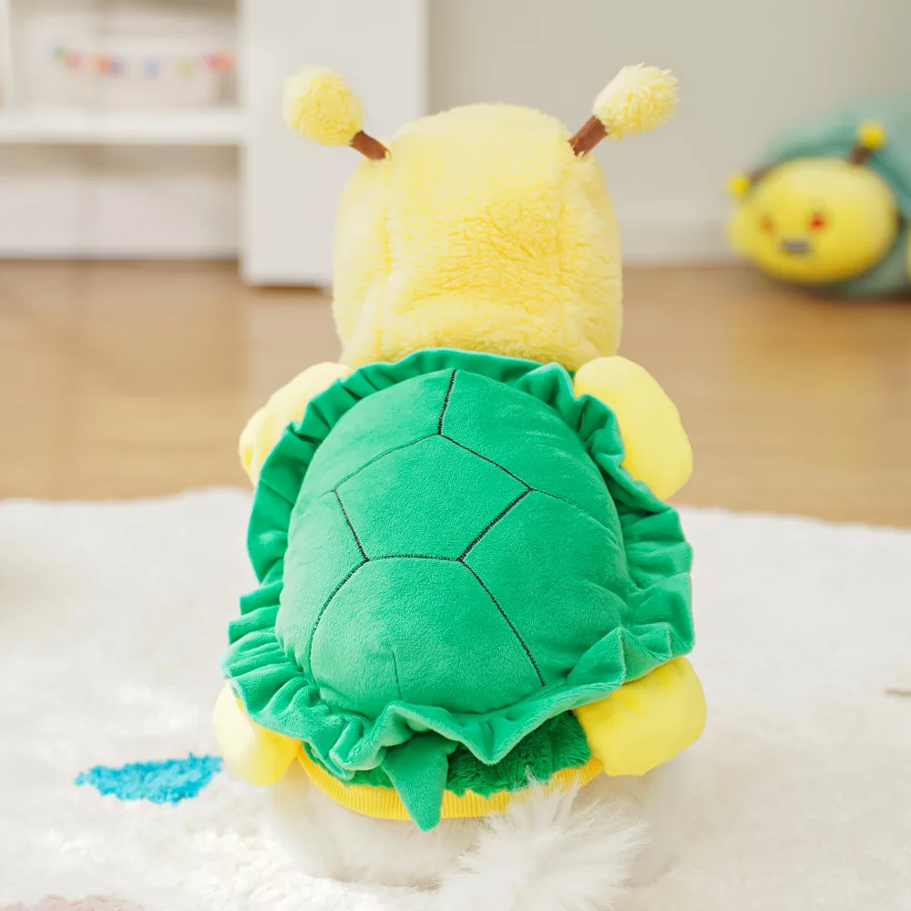 Ropa para perros, sudaderas con capucha de lana suave y cálida para perros pequeños, disfraz de Cosplay para cachorros y gatos, abrigo con capucha para mascotas, chaqueta con bolsa para tortugas - imagen 3