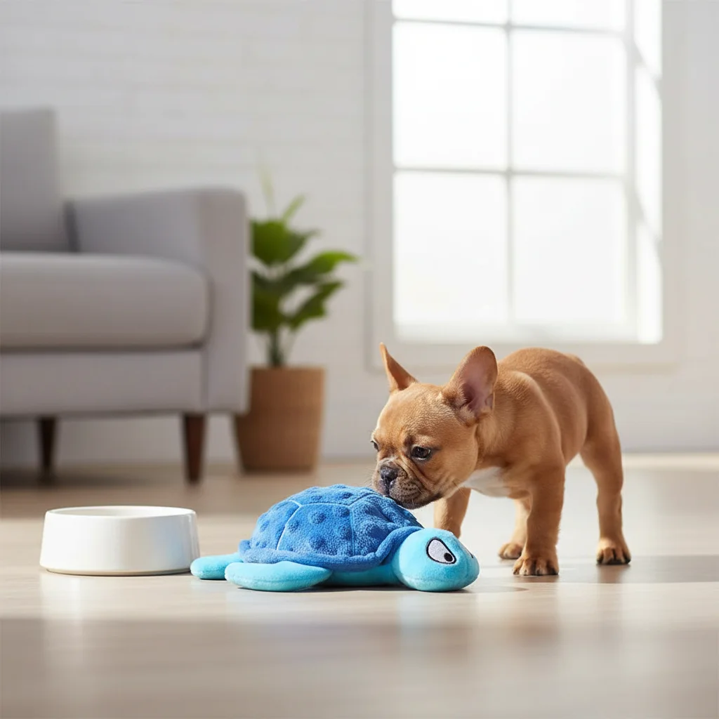 Tortuga de peluche con sonido para cachorros – Juguete interactivo