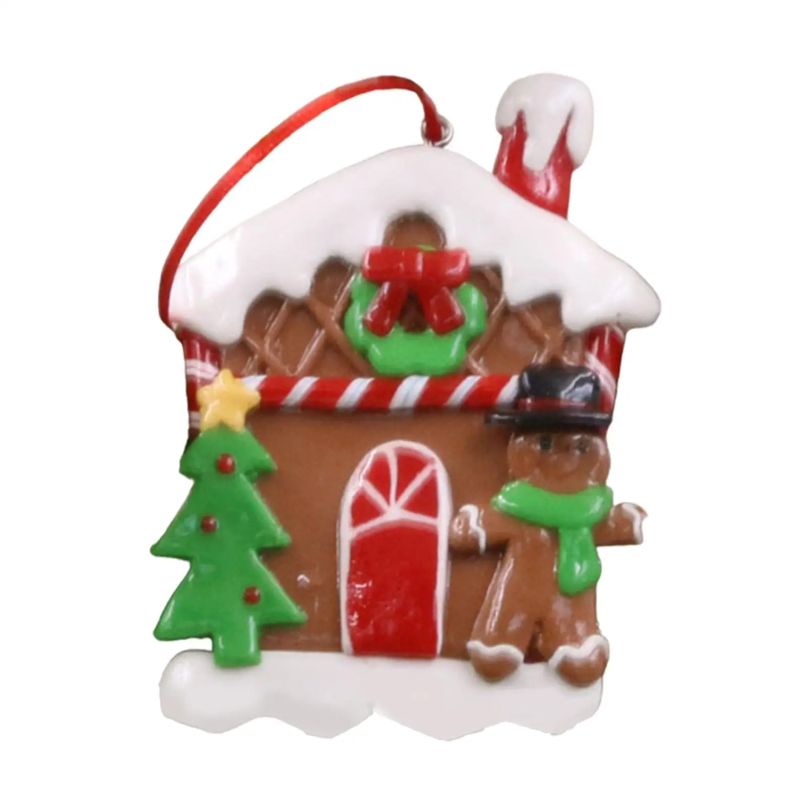 Christmas Gingerbread Man Hanging Decorations Hanging Pendant Celebration Ornament for Bedroom Office Living Room Door Wall