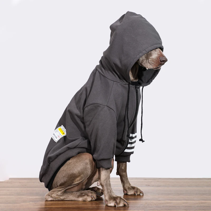 Primavera fuera de perro grande Sudadera con capucha perro primavera ocio traje Golden Retriever Labrador trajes disfraz de moda para perros medianos y grandes - imagen 4