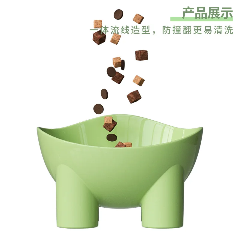Cuencos para gatos, cuenco para patas de elefante, cuenco de protección para el cuello y piernas de elefante, lavabo de comida para gatos, cuencos antironquidos para mascotas, suministros para mascotas - imagen 3