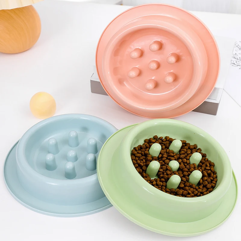 Nuevo cuenco de comida lenta para mascotas, cuenco de comida antiasfixia, cuenco grueso para gatos, cuenco para perros, cuenco de comida para perros antigolpes, suministros para mascotas - imagen 3