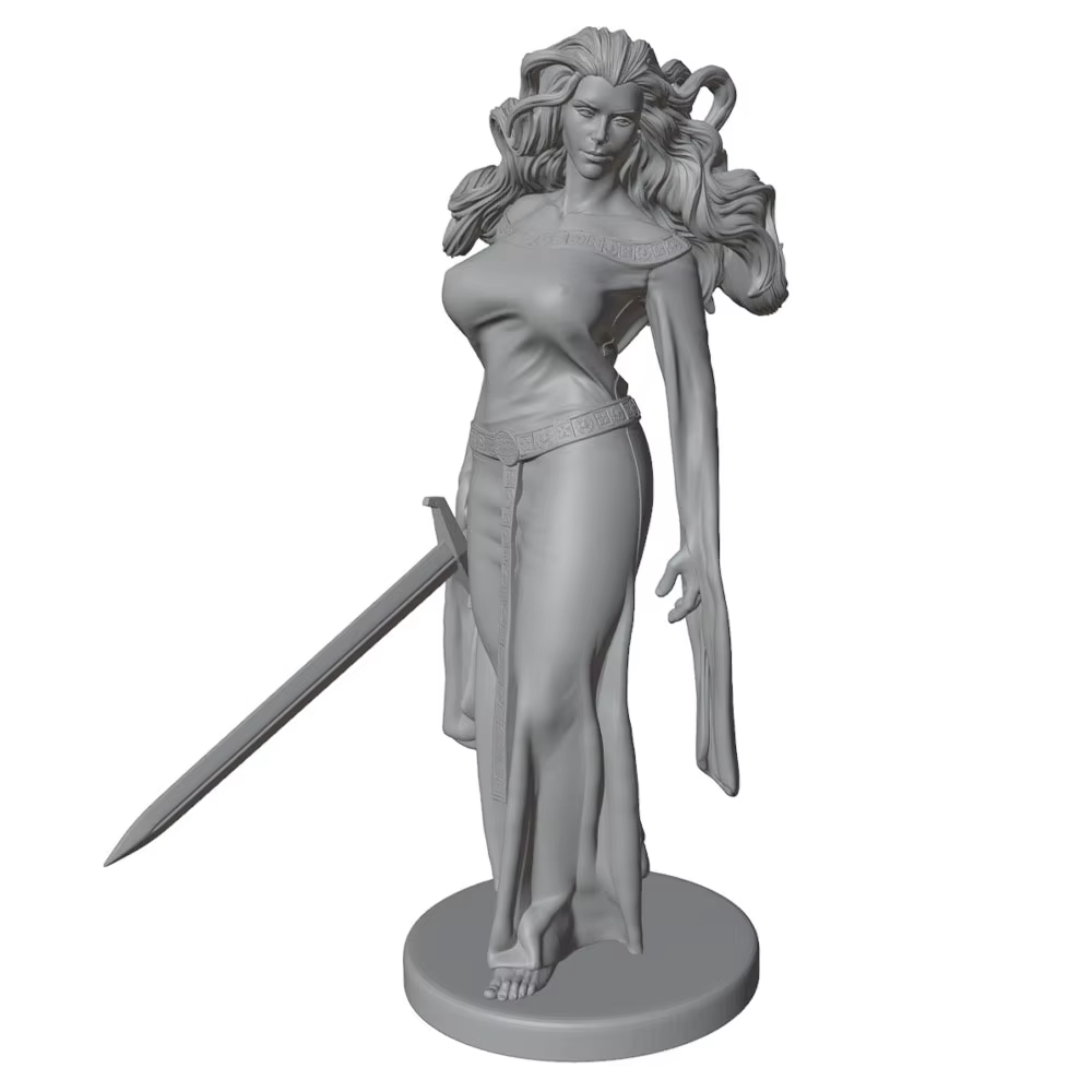 Miniatura de resina 75mm para coleccionismo – Figura sin pintar 1/24